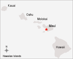 Maui Condo Rental - Hawaiian Islands Detailed Map